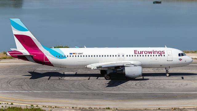 D-ABNT:Airbus A320-200:Eurowings